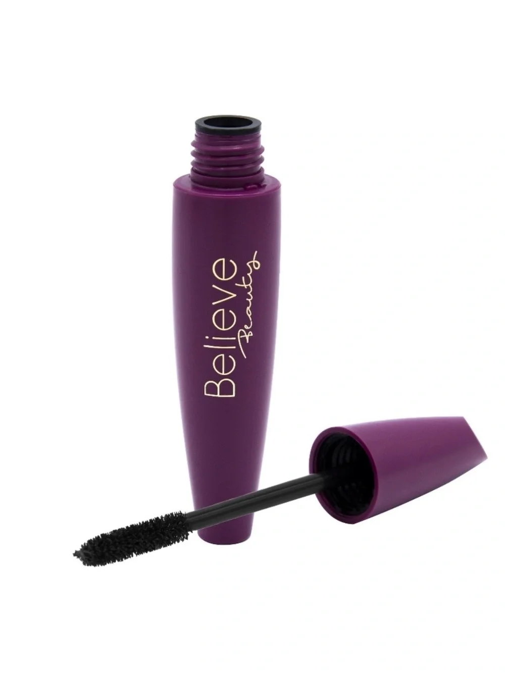 Believe Beauty High Drama Fiber Mascara -Brown, NEW